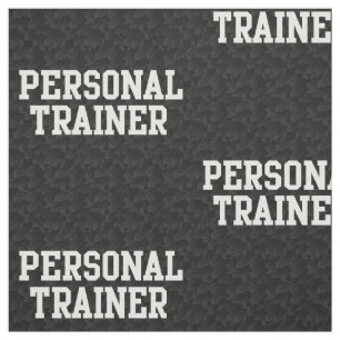 Persönliche Trainer-Schwarz-Uni Stoff