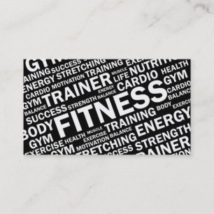 Persönliche Trainer-u. Fitness-Geschäfts-Karte Visitenkarte