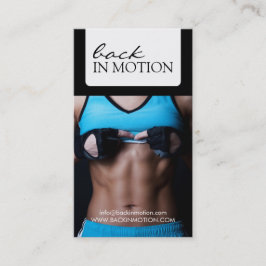 Persönliche Trainer-Visitenkarte Visitenkarte