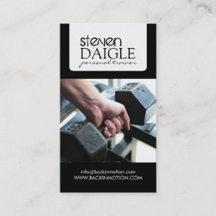 Persönliche Trainer-Visitenkarte Visitenkarte