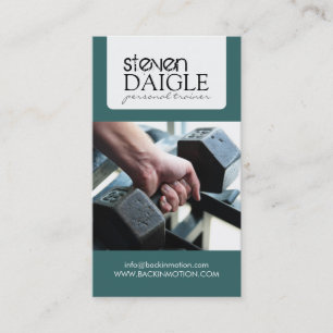 Persönliche Trainer-Visitenkarte Visitenkarte