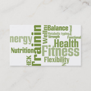 Persönliche Trainer-Visitenkarte Visitenkarte