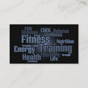 Persönliche Trainer-Visitenkarte Visitenkarte