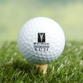 PERSÖNLICHE TRAUZEUGEN HOCHZEITSPARTY GOLFBÄLLE