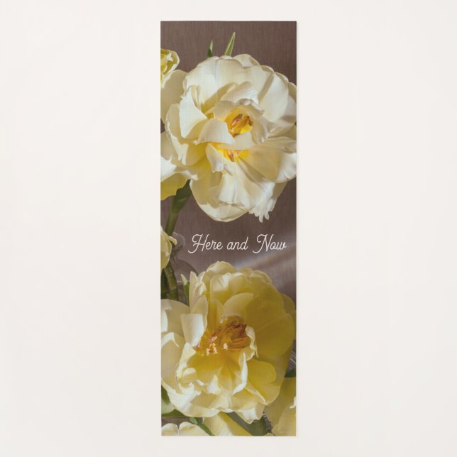 Persönliche und elegante Blumen Yogamatte (Vorderseite)