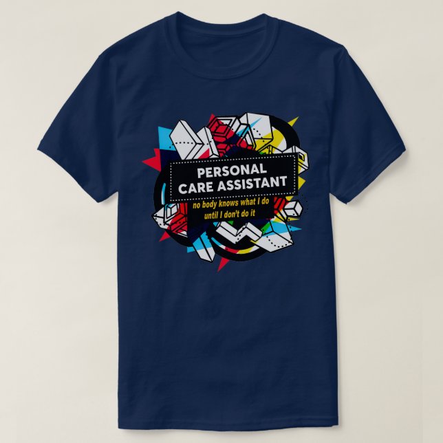 PERSÖNLICHE UNTERSTÜTZUNG T-Shirt (Design vorne)