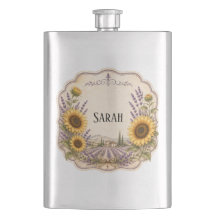 persönliche vintage provence lavendel und sonnenbl