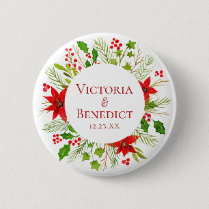 Persönliche Weihnacht Button