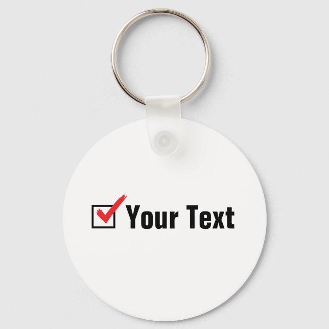 Persönliche Werbung - Individueller Sozialstatus Schlüsselanhänger (Vorderseite)