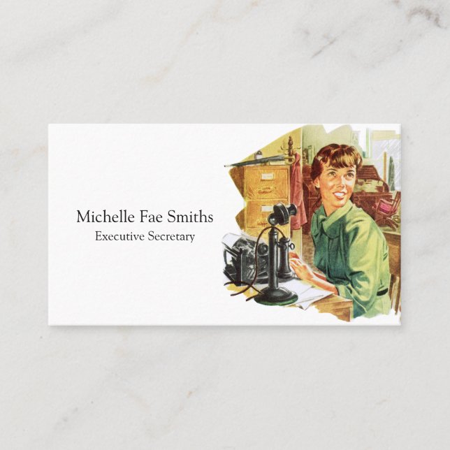 Persönlicher Assistent für Virtual Assistant Visitenkarte (Vorderseite)