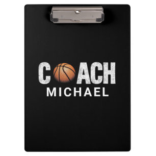 Persönlicher Basketball-Trainer Klemmbrett