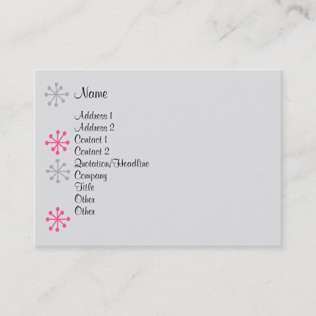 Persönlicher Beistand Visitenkarte (Vorderseite)