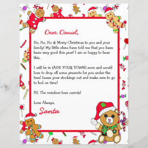 Persönlicher Brief von Santa Claus