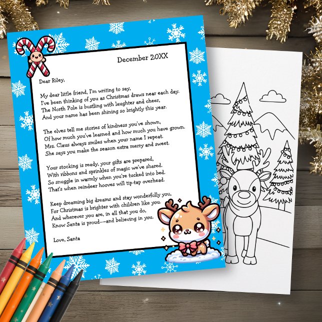 Persönlicher Brief von Santa für Kinder (Von Creator hochgeladen)