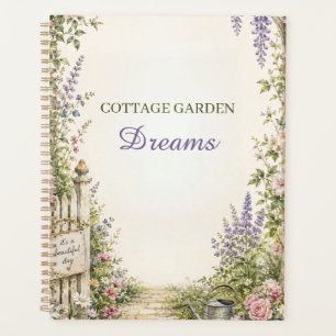 Persönlicher Cottage-Garten-Träume-Planer Planer