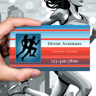 Persönlicher Fitness-Trainer-Termin-Geschäftskarte Terminkarte