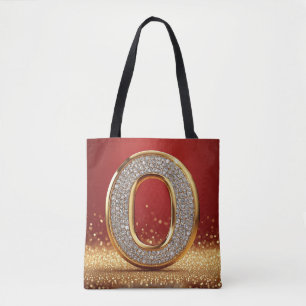 Persönlicher Gold Glitter Buchstabe O Monogramm In