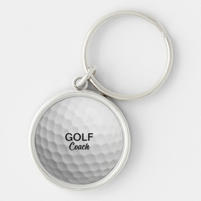 Persönlicher Golf-Coach Schlüsselanhänger (Vorne)