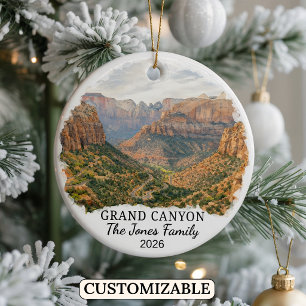 Persönlicher Grand Canyon Nationalpark, Arizona Keramik Ornament