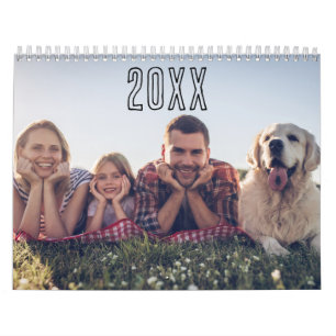 Persönlicher Halbjahreskalender mit Familienfotos Kalender