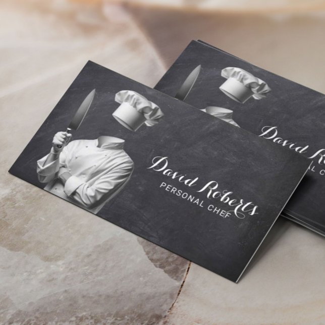 Persönlicher Koch Privater Koch Restaurant Chalkbo Visitenkarte (Von Creator hochgeladen)