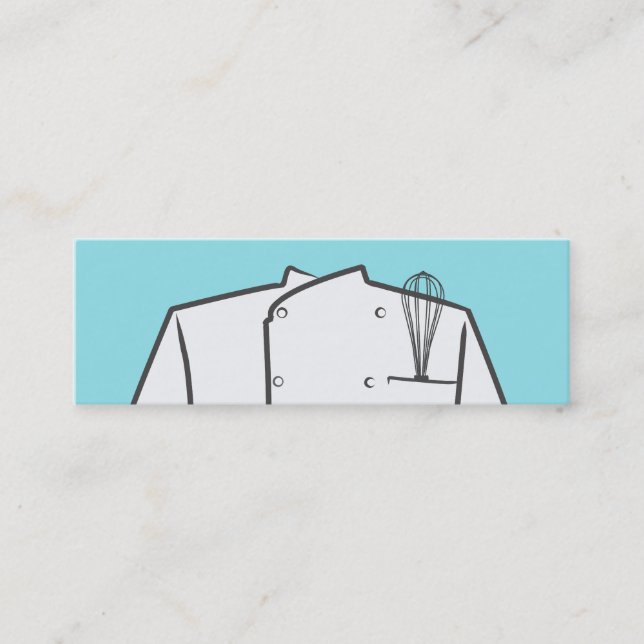 Persönlicher Koch Whisky Business Card Mini Visitenkarte (Vorderseite)