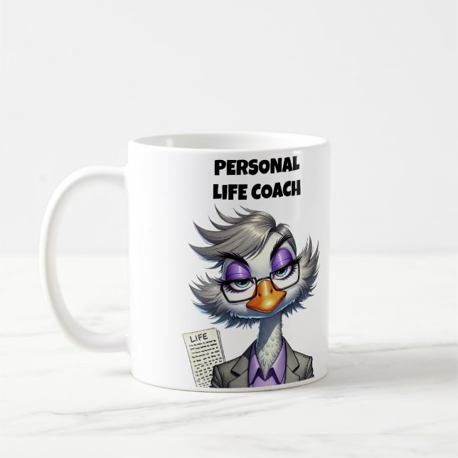Persönlicher Lebenscoach-Mutter Kaffeetasse (Links)