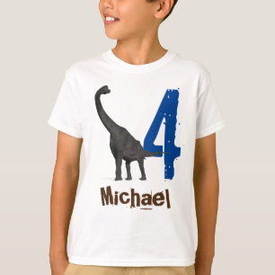 Persönlicher Name Alter Brachiosaurus T-Shirt