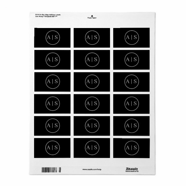 Persönlicher Name individuell anpassbar Adressaufkleber (Vorne)