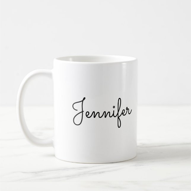 Persönlicher Name, Persönlicher Name Kaffeetasse (Links)