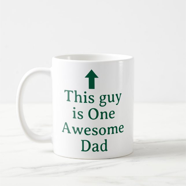 PERSÖNLICHER NAME & TEXT LUSTIG EINFACH STYLISCHER KAFFEETASSE (Links)