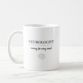 Persönlicher Neurologe, der sich um jeden Verstand Kaffeetasse