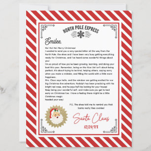 Persönlicher offizieller Brief von Santa