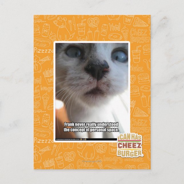 Persönlicher Raum Postkarte (Vorderseite)