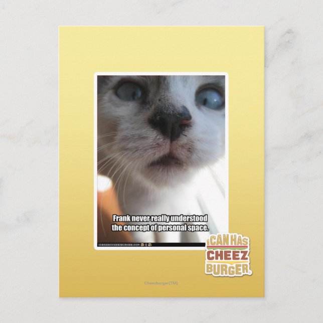 Persönlicher Raum Postkarte (Vorderseite)