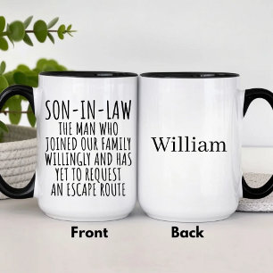 Persönlicher Schwiegersohn  Tasse