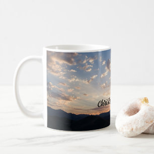 Persönlicher Sonnenuntergangshimmel Kaffeetasse