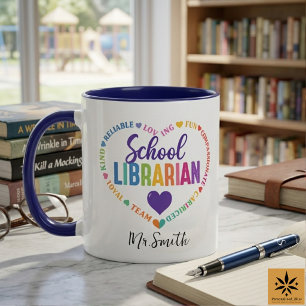 Persönlicher Tag der Schulbibliothekare Benutzer Tasse