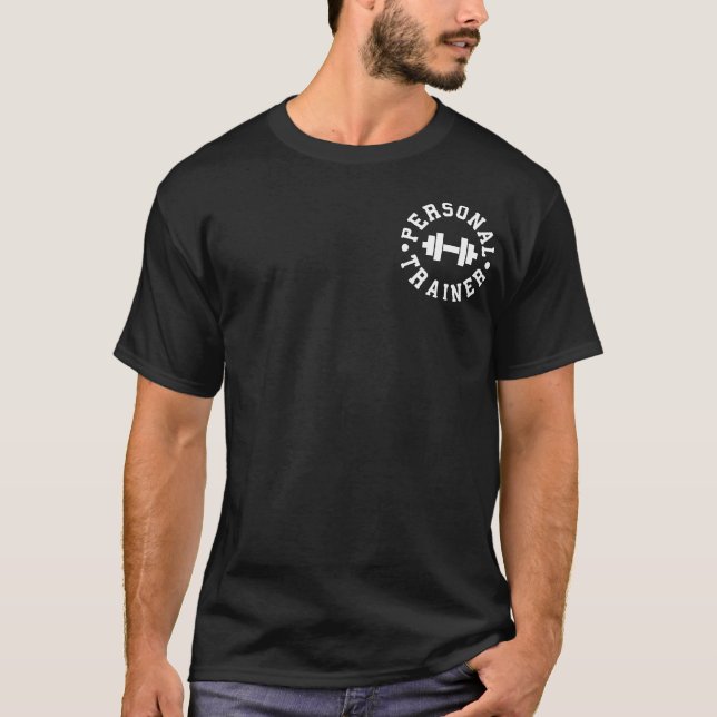 Persönlicher Trainer - Dumbbell-Logo - T-Shirt (Vorderseite)