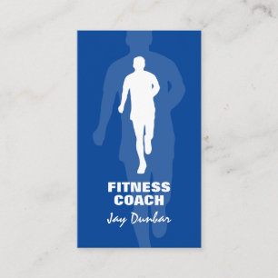 Persönlicher Trainer Fitness-Coach Visitenkarte
