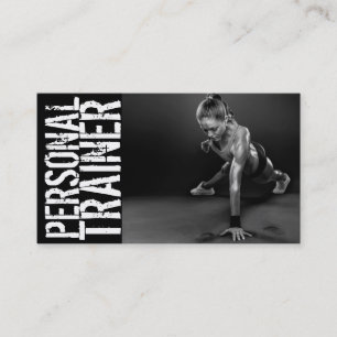 Persönlicher Trainer Fitnessstudio Fitness Geschäf Visitenkarte