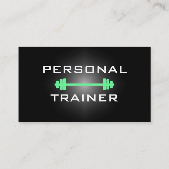 Persönlicher Trainer oder Visitenkarte (Vorderseite)