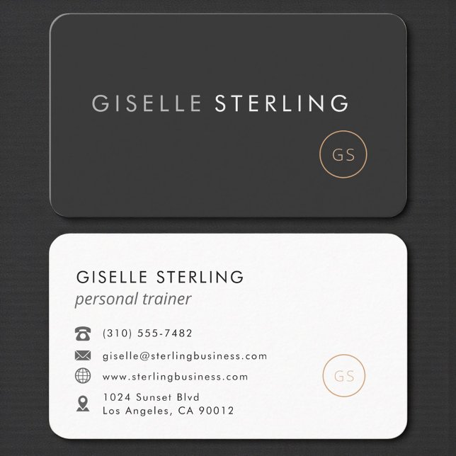 Persönlicher Trainer Profi Visitenkarte (Von Creator hochgeladen)