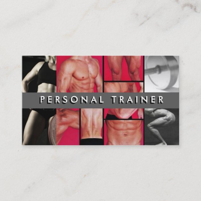 Persönlicher Trainer Visitenkarte (Vorderseite)