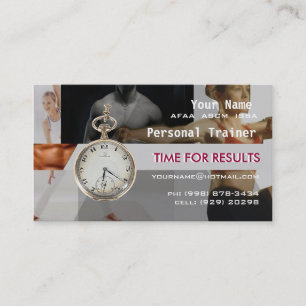 Persönlicher Trainer Visitenkarte