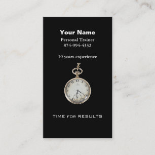 Persönlicher Trainer Visitenkarte