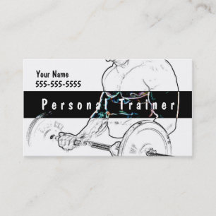 Persönlicher Trainer Visitenkarte