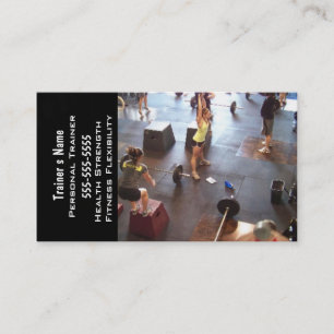 Persönlicher Trainer Visitenkarte