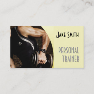 Persönlicher Trainingsplan Fitnessstudio Fitness U Visitenkarte