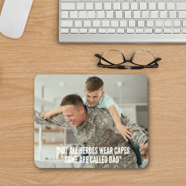 Persönlicher Vatertag Dad Hero Mousepad
